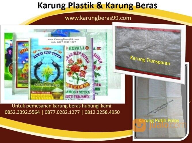 Ready Berbagai Jenis Karung Plastik Beras, Harga Dan Kualitas Terbaik!