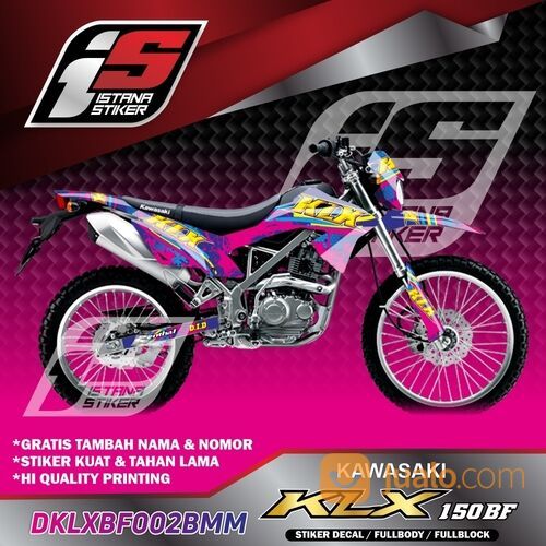 Stiker Motor KLX Call/WA 0815 6600 888 Stiker Decal KLX 150 Tegal