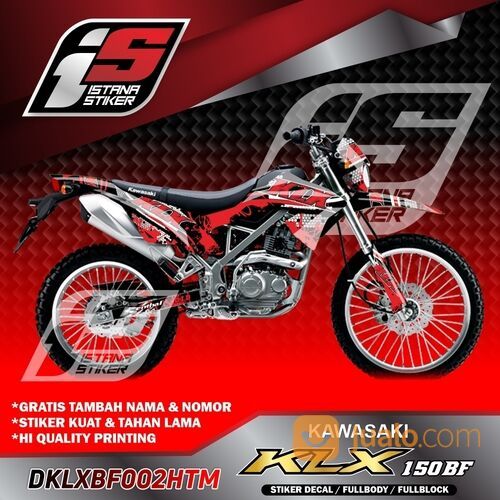 Stiker Motor KLX Call/WA 0815 6600 888 Stiker Decal KLX 150 Tegal