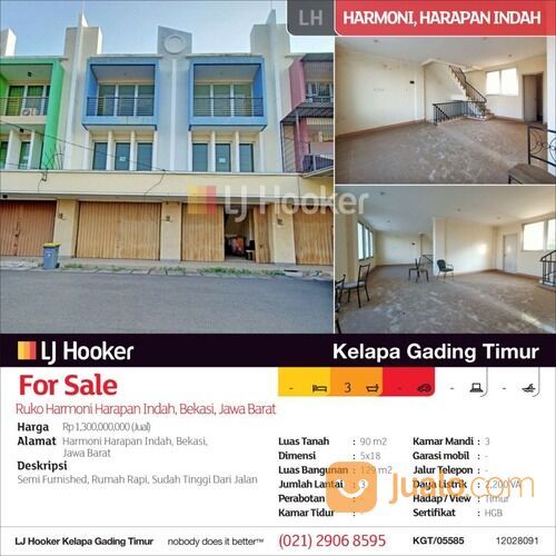 Ruko Harmoni Harapan Indah, Bekasi, Jawa Barat