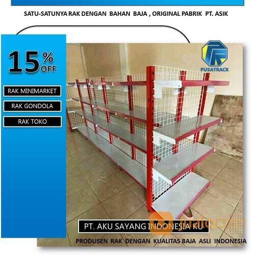 Daftar Harga Rak Minimarket / Rak Gondola Toko