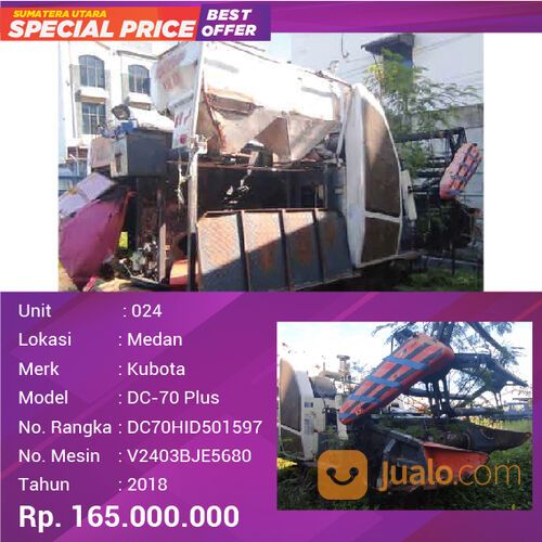 KUBOTA Dc 70 PLUS MURAH BERKUALITAS
