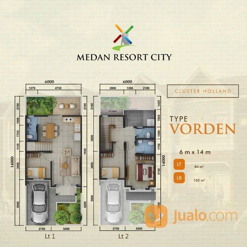 Perumahan Merci Tipe Vorden 6x14