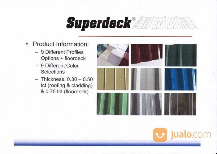 ATAP ZINCALUME LONGSPAN SUPERDECK