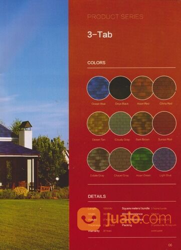 GENTENG ASPAL BITUMEN SEETON