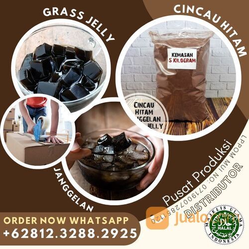 Cincau Hitam, Cincau Bubuk Hitam Kemasan 5000 Gram
