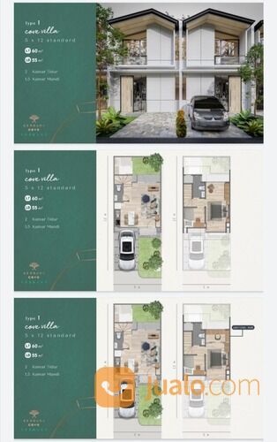 Rumah Mungil Murah Cendana Cove Verdant Tipe Vila Lippo Karawaci Tangerang