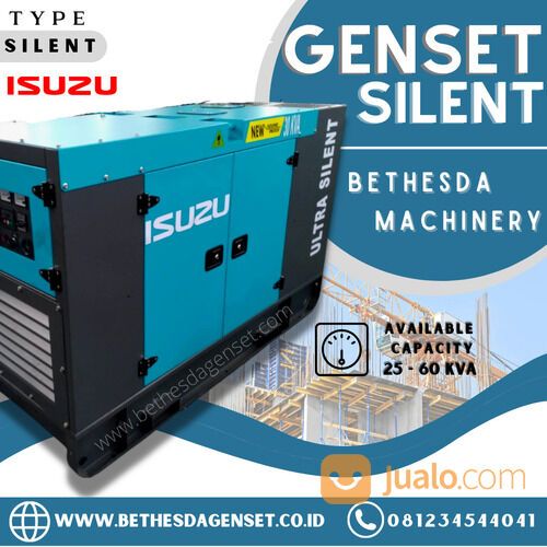 Genset Silent 40 Kva Isuzu