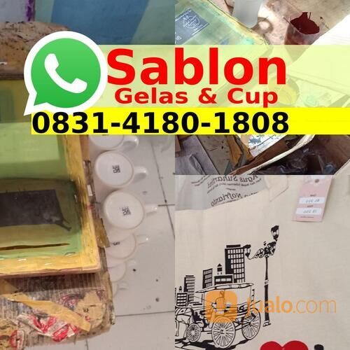 Jasa Sablon Cup Minuman