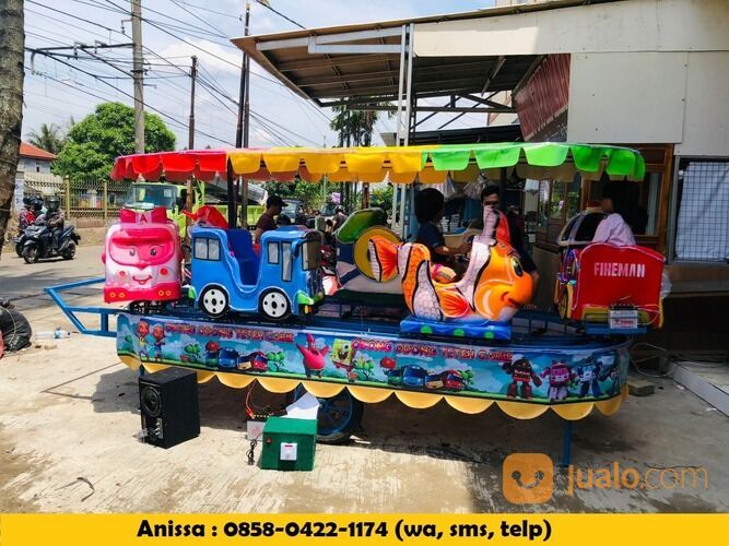 Pabrik Odong Kereta Mini Gerobak Odong Panggung Gerbong Fiber