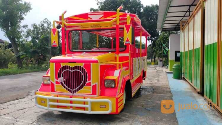 Kereta Mini Wisata Odong Odong Mobil - Kereta Panggung Full Aksesoris