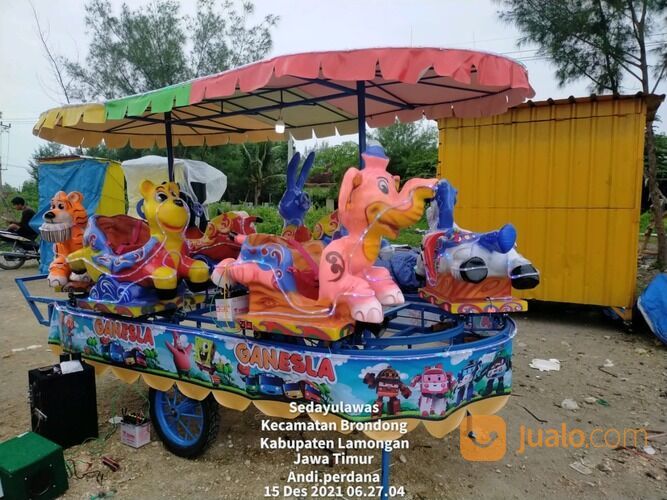 Kereta Mini Wisata Odong Odong Mobil - Kereta Panggung Full Aksesoris