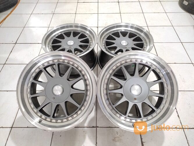 Velg Murah Model Hsr Hartge Ring 17 Pcd 4x100-4x114,3 Grey Polish