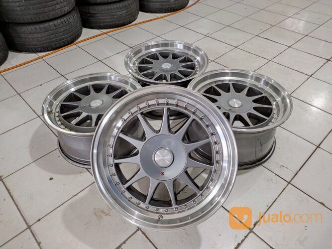 Velg Murah Model Hsr Hartge Ring 17 Pcd 4x100-4x114,3 Grey Polish