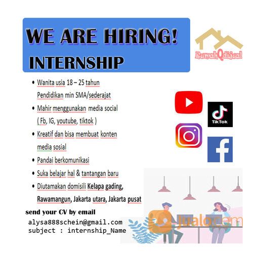 Lowngan Kerja Intership Bagian Pemasaran Marketing Jakarta Utara Sekitar