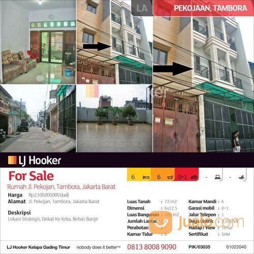 Rumah Jl. Pekojan, Tambora, Jakarta Barat