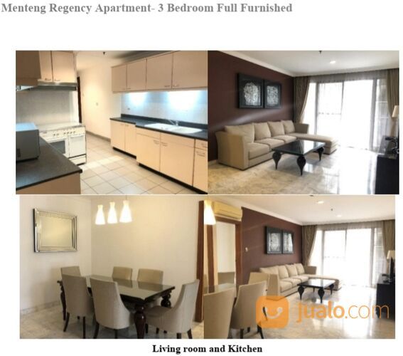 Apartemen Menteng Regency, Furnished, Menteng, Jakarta Pusat