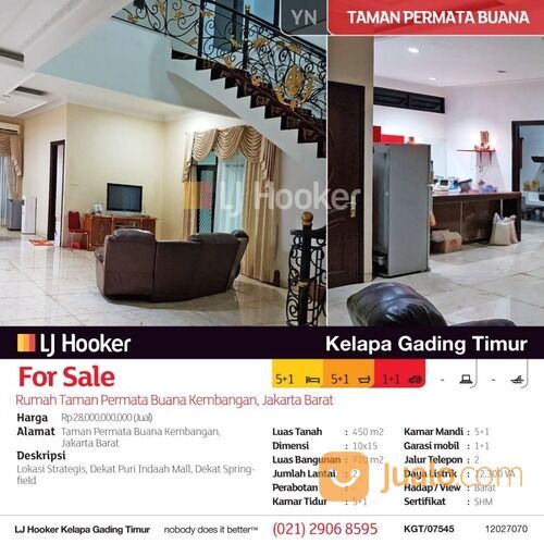 Rumah Taman Permata Buana Kembangan, Jakarta Barat