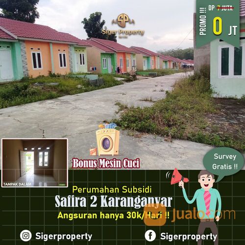 Rumah Subsidi Bangunan Siap Huni Bonus Mesin Cuci Yay