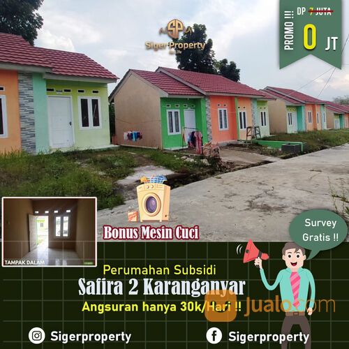 Rumah Subsidi Bangunan Siap Huni Bonus Mesin Cuci Yay