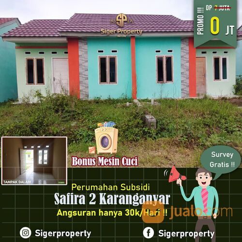 Rumah Subsidi Bangunan Siap Huni Bonus Mesin Cuci Yay