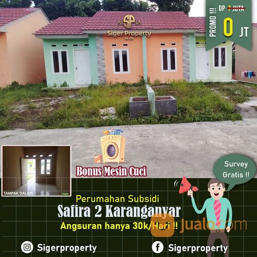 Rumah Subsidi Bangunan Siap Huni Bonus Mesin Cuci Yay