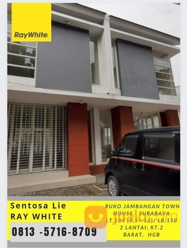 Ruko Jambangan Town House Surabaya - Lokasi Depan Palm Spring