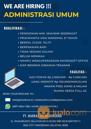 LOWONGAN KERJA SERVER PULSA ( Rekomendasi Bagi Yang Siap Merantau )