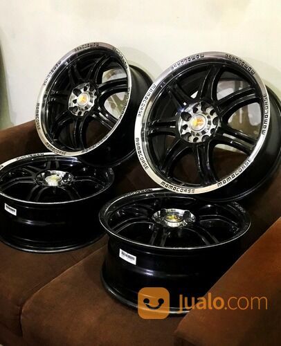 Velg MOMO CORSE Black Polished Ring 17 Pcd 5x114