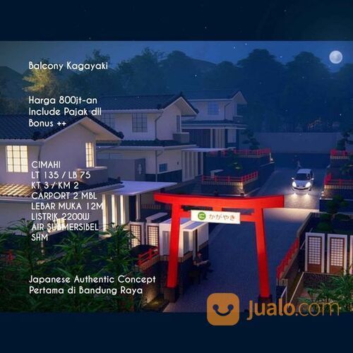 Hunian Modern Etnik Jepang Kota Cimahi Hanya 800jutaan ALL IN