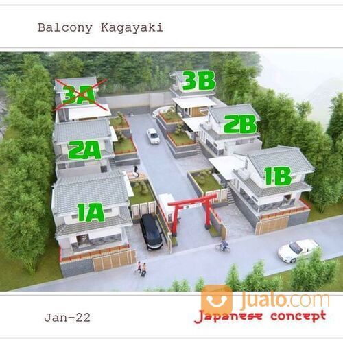 Hunian Modern Etnik Jepang Kota Cimahi Hanya 800jutaan ALL IN