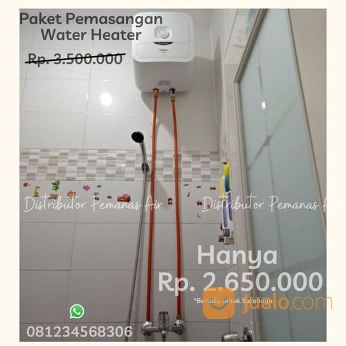 Water Heater Pemanas Air Listrik Paket Pemasangan