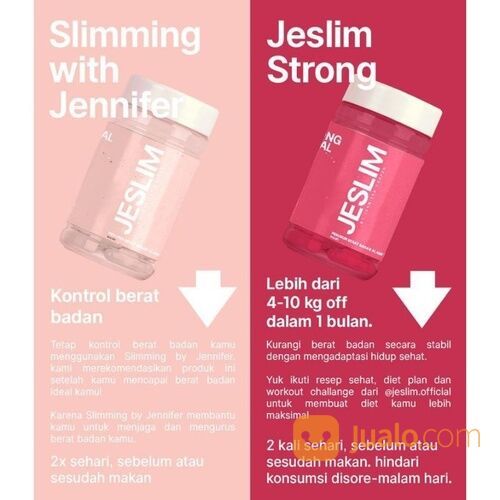 Jeslim Strong Slimming By Jennifer Coppen 30 Caps Obat Diet Weight Control