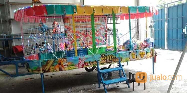 Mandi Bola Gerobak Plat Airbrush