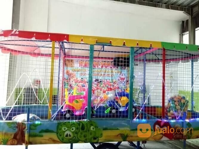 Mandi Bola Gerobak Plat Airbrush