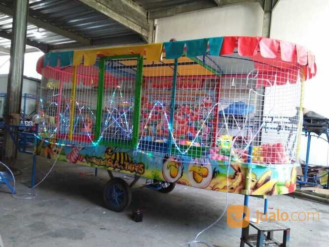 Mandi Bola Gerobak Plat Airbrush