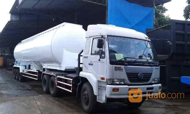 TANGKI TRAILER HIBLOW 60 TON TANGKI SEMEN TRAILER 60 TON