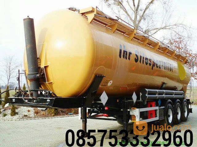TANGKI TRAILER HIBLOW 60 TON TANGKI SEMEN TRAILER 60 TON