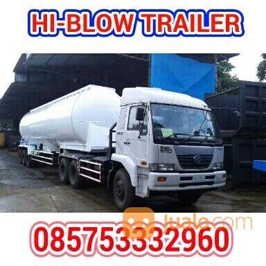 TANGKI TRAILER HIBLOW 60 TON TANGKI SEMEN TRAILER 60 TON