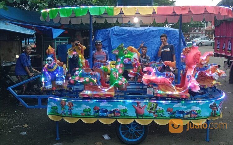 Odong Odong Mobil - Kereta Mini Wisata - Komedi Putar Helikopter Kereta Panggung