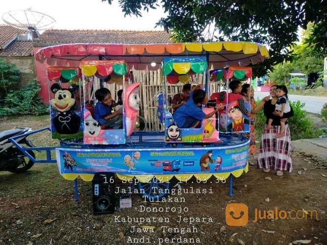 Odong Odong Goyang - Kereta Lantai Kereta Panggung Mini Wisata