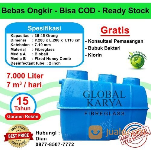 Septic Tank Biofilter 7000 Liter | Biotech | Bio Septictank | BIOIPAL