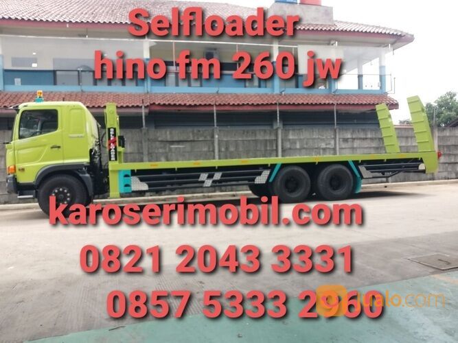 HINO SELF LOADER FM 260 JW TRADO HINO SELF LOADER FM 260 JW RANGER 500 LONG CHASSIS