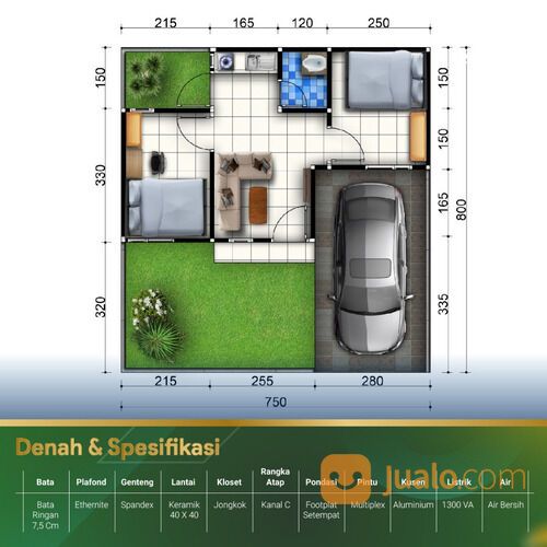Rumah Murah Di Dekat Pusat Kota Harga 150 Juta An