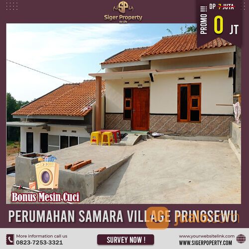 Rumah Subsidi Deket Pasar Pagelaran Pringsewu