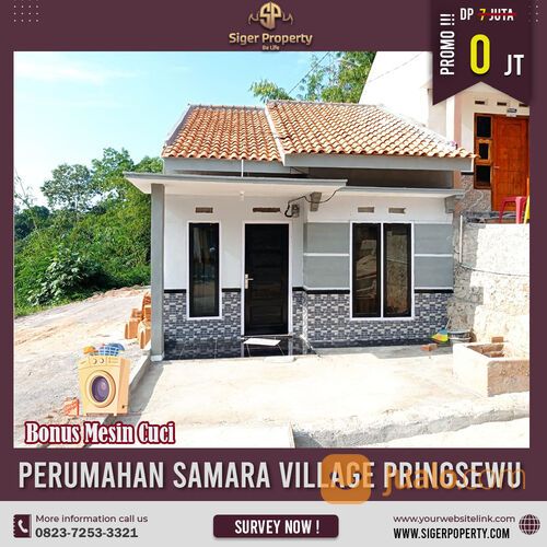 Rumah Subsidi Deket Pasar Pagelaran Pringsewu
