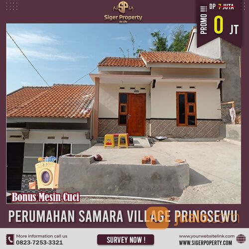 Rumah Subsidi Deket Pasar Pagelaran Pringsewu