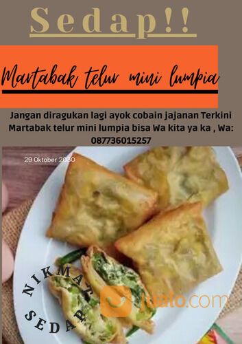 Martabak Telur Mini Lumpia, Pekalongan Wa:087736015257