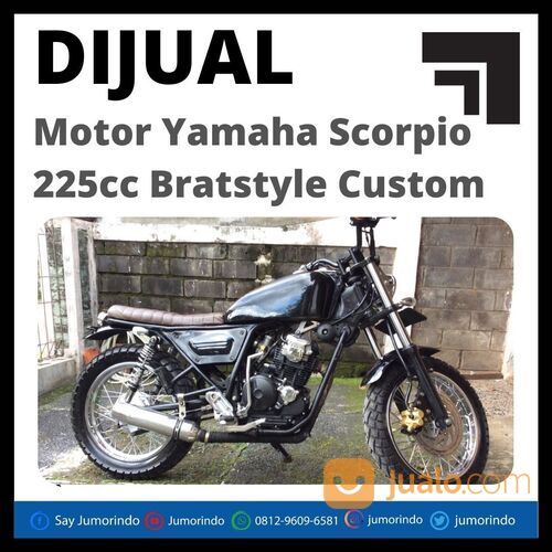 Murah Motor Yamaha Scorpio 225cc Bratstyle Custom