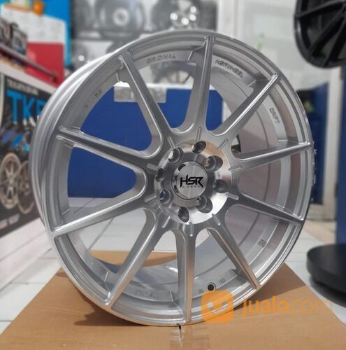 Velg Mobil Racing R17 Velg HSR RAi S2 Ring 17 PCD 4x100/114,3 SILVER POLISH